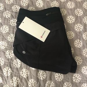 black speed up shorts